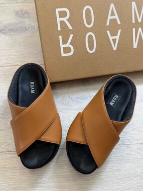 ROAM Cross Stack Cognac Size 6